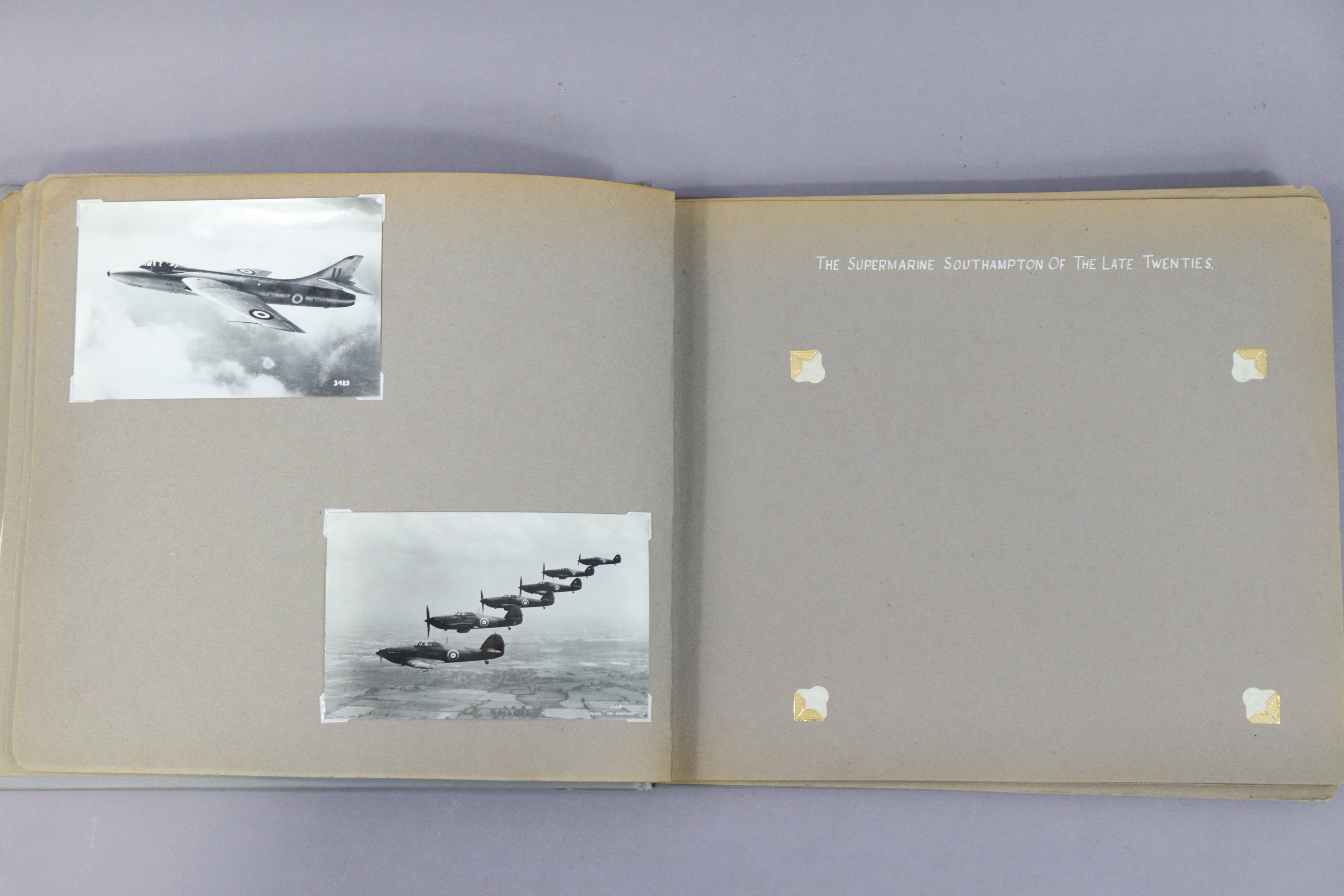 A WWII photograph album containing numerous photographs, postcards, & ephemera all relating to R.A. - Image 7 of 13
