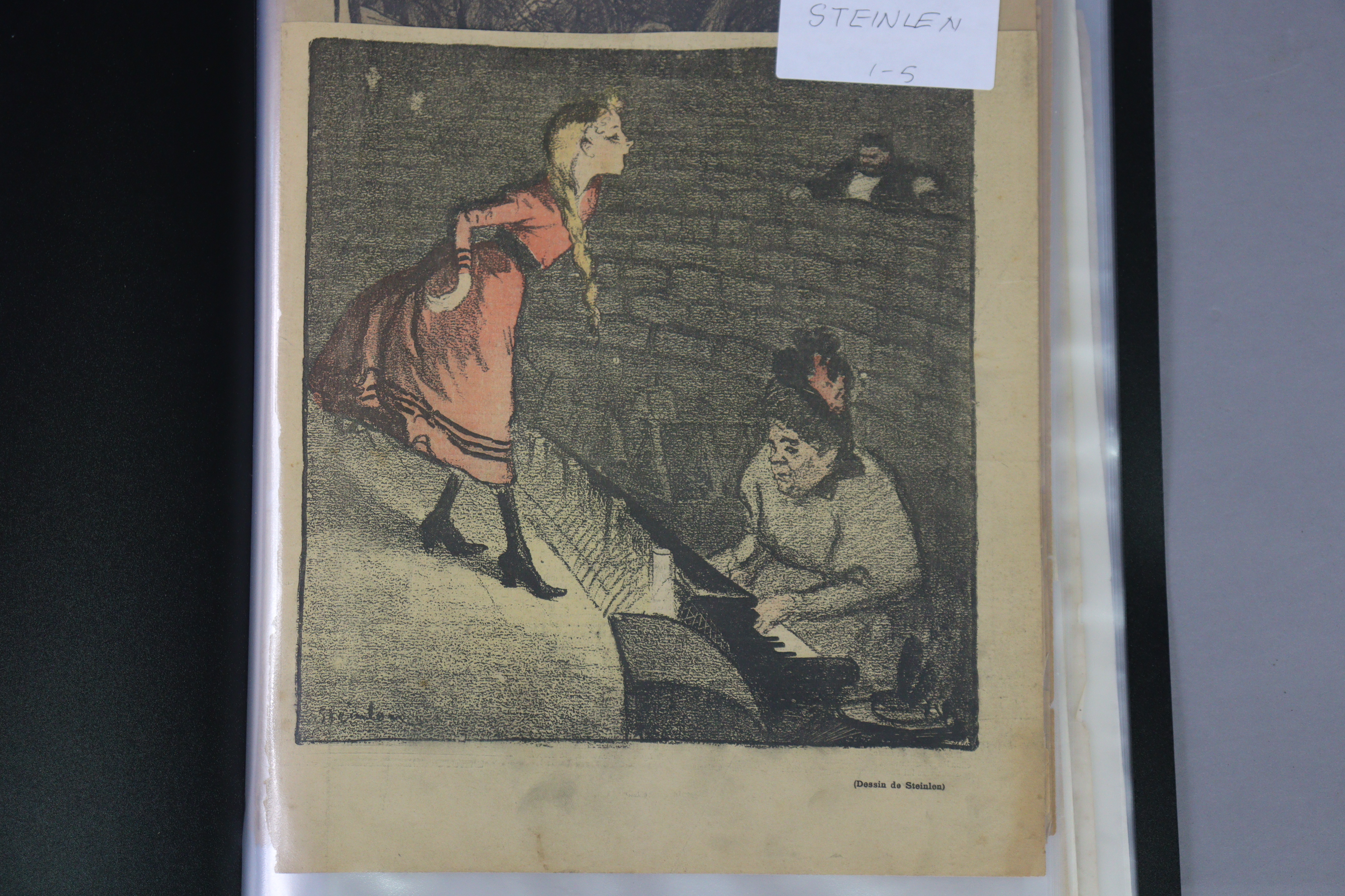 A folio lithographs after Steinlen, Daumier, Gavarni, & Cham, taken from late 19th/early 20th - Image 20 of 21