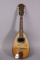An Italian mandolin, 61cm long.