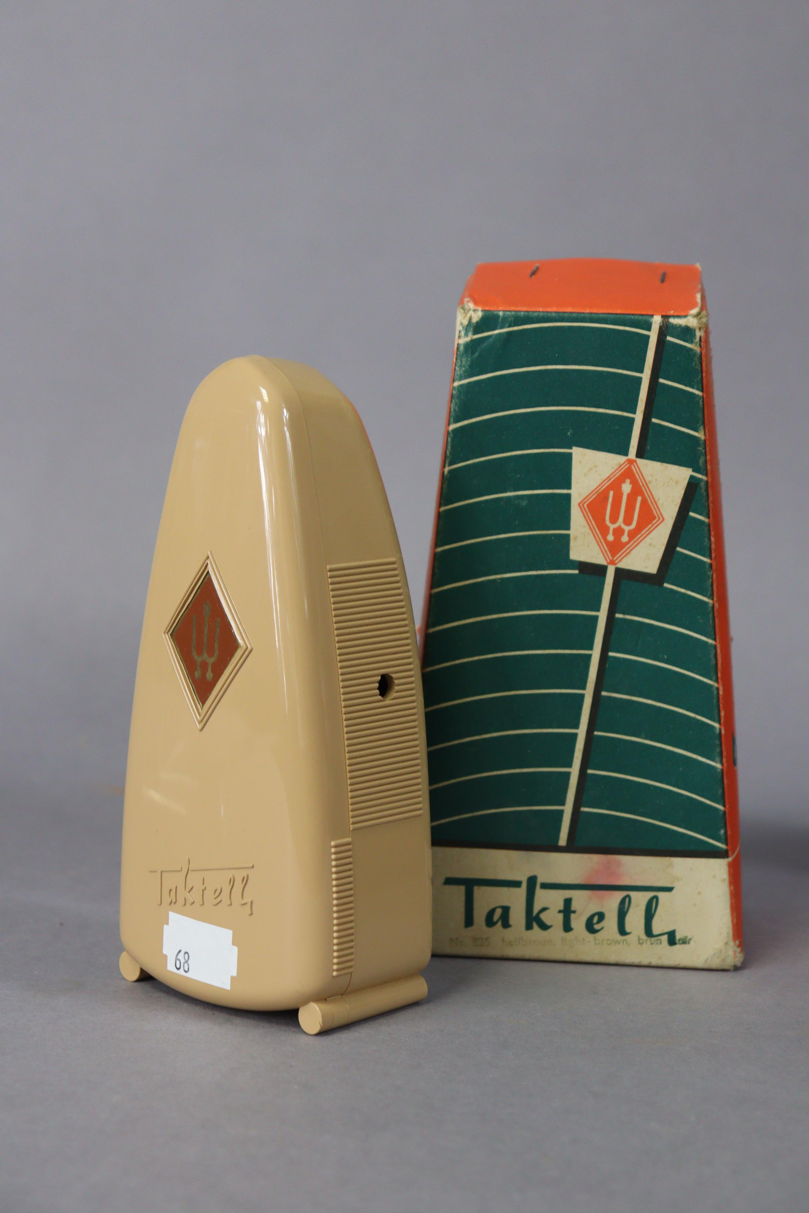 A Taktell (German) metronome; and a Witther sheet music stand, both boxed. - Image 4 of 5