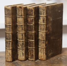 HAYWOOD, Eliza Fowler. “The Female Spectator” 4 vols, third edition , published 1750 by T. Gardener,
