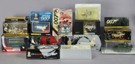 A Corgi die-cast scale model of James Bond Aston Martin DBS (from the movie Thunderball); a ditto