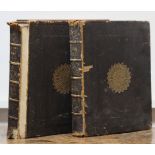 Two mid-19th century volumes “The Holy Bible, translated from the Latin Dulgate” by the late Rev