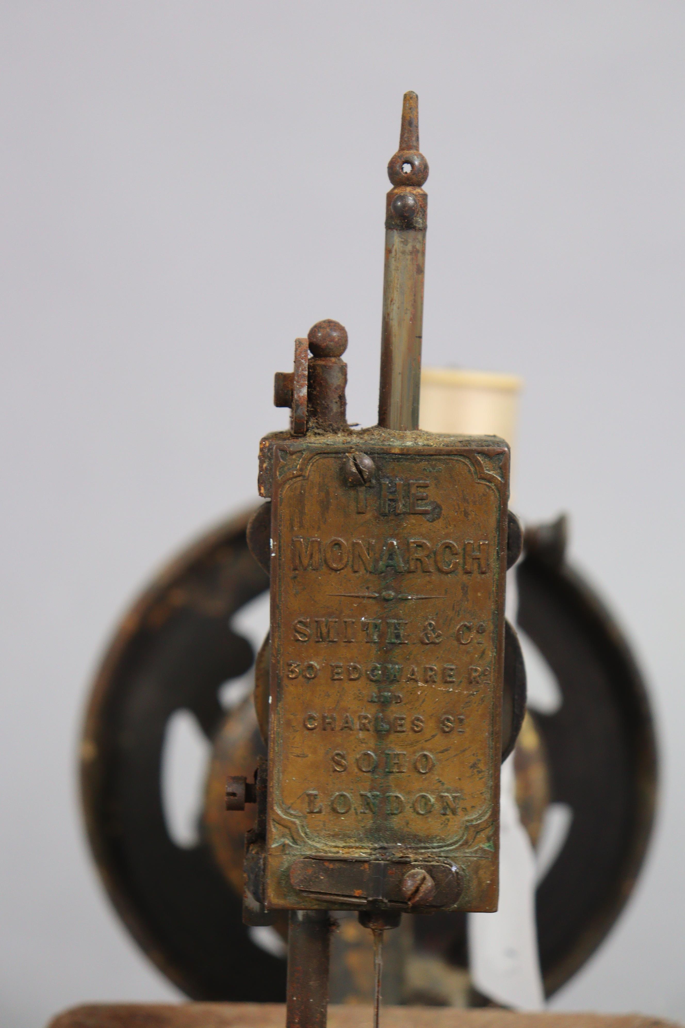 A late 19th century “Monarch” sewing machine by Smith & Co. of London, 28.5cm long, uncased. - Image 3 of 5