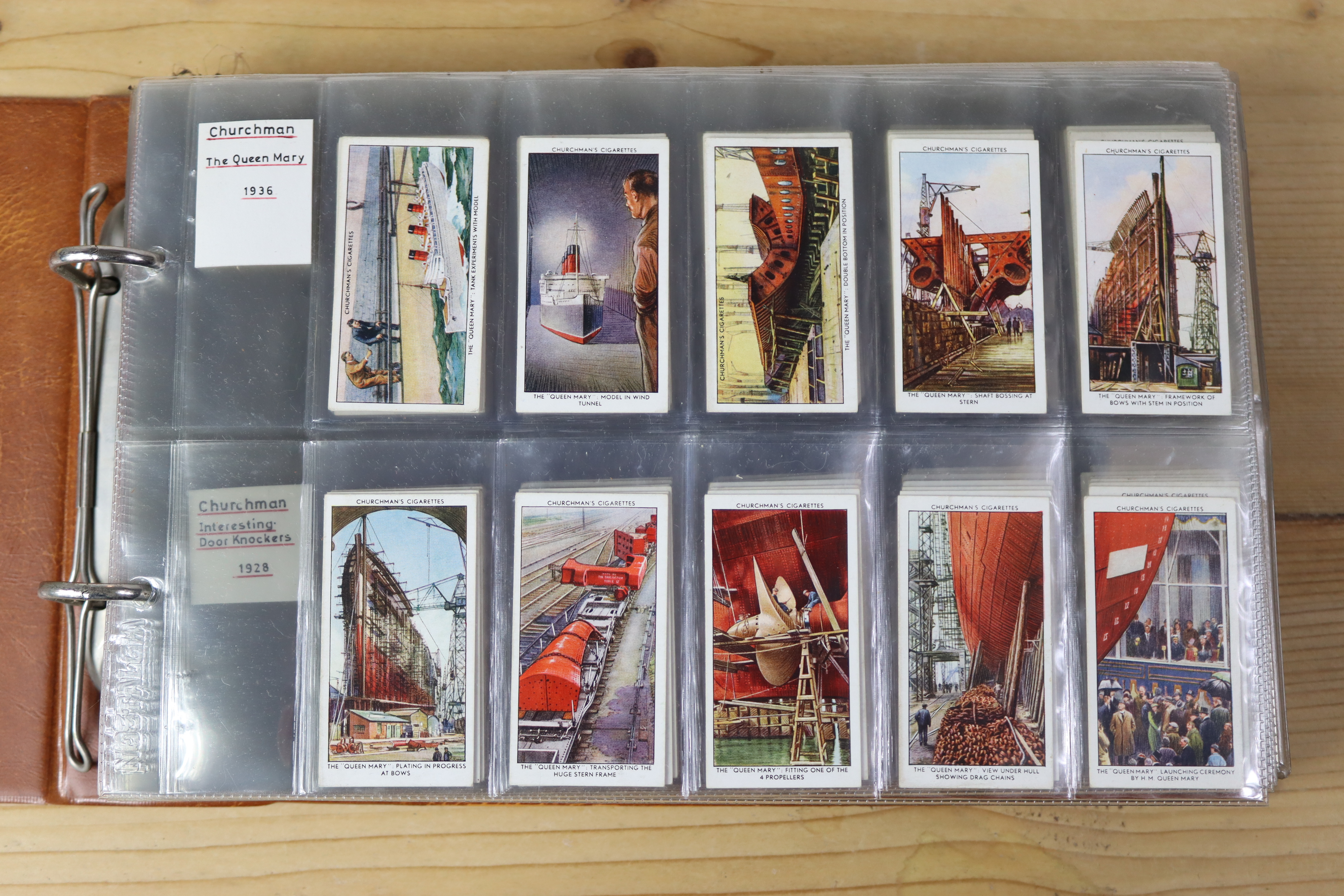 CHURCHMAN: Interesting Experiments, 1929, Full Set of 25; CHURCHMAN:The Queen Mary, 1938, Full Set - Image 4 of 7