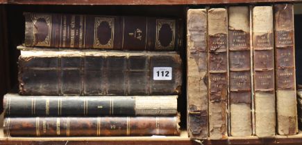 A late 18th century leather-bound Holy Bible printed by & for John Taylor of Beswick in 1793;