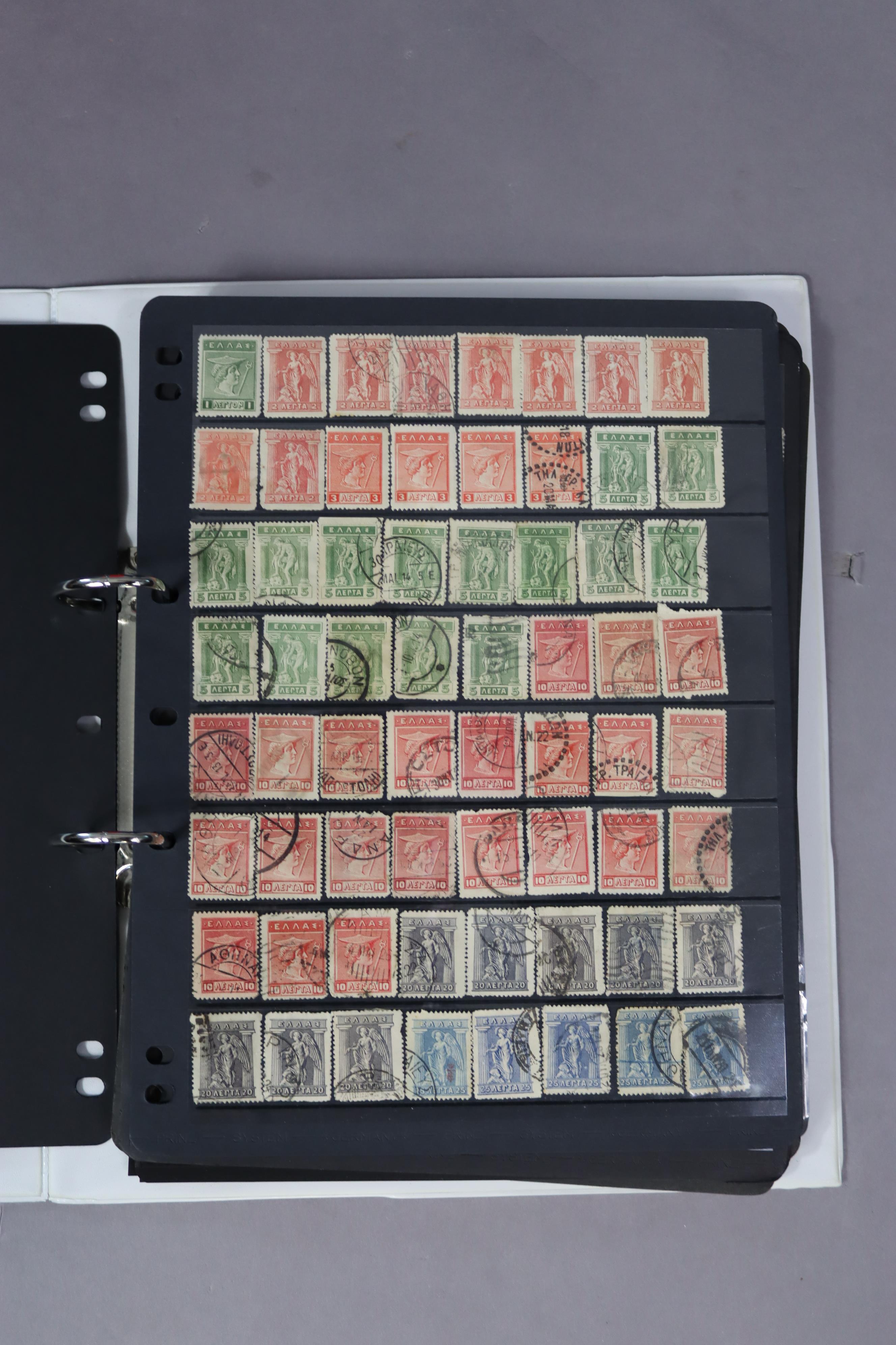 A collection of GREECE 1896-1966; postmarks; Isle of Man covers; a stock-book of postmarks & various - Image 6 of 7