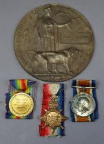 A First World War trio awarded to A.E. Palmer, SHPT. 1 R.N.; together with the corresponding