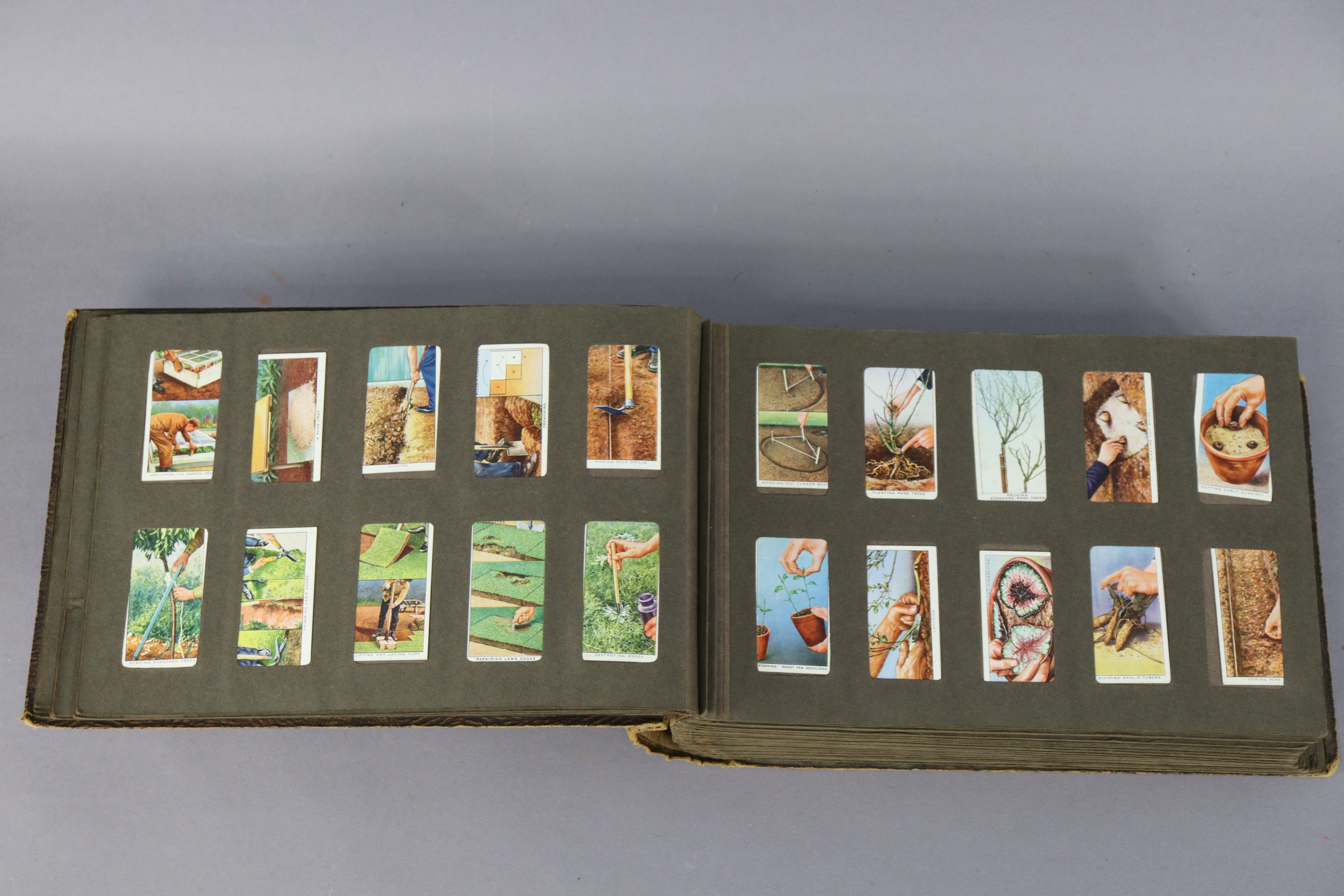 A vintage album of mixed cigarette cards including a set of Mitchell’s “Our Empire” cards; a set - Image 5 of 16