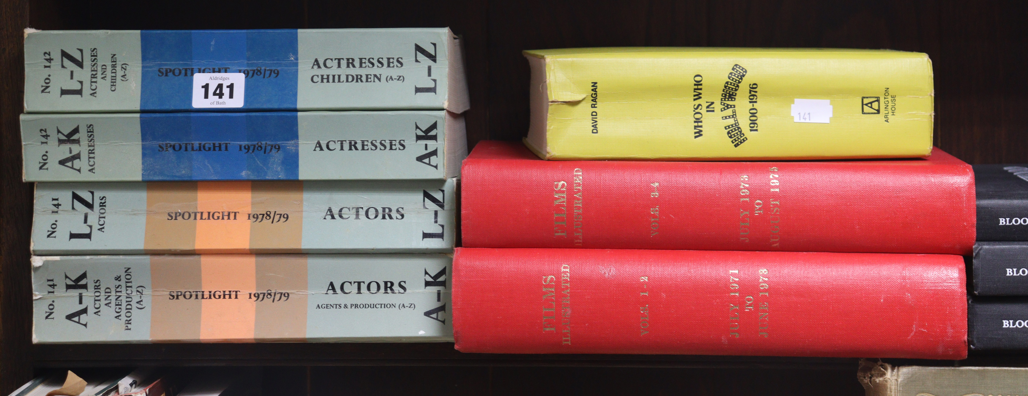 Eleven volumes “Screen World” circa. 1980’s & 1990’s; three volumes “Hollywood Song” (Vols. I, II, &