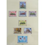 A good collection of Isle of Man stamps with corresponding sets of mint & used, including some