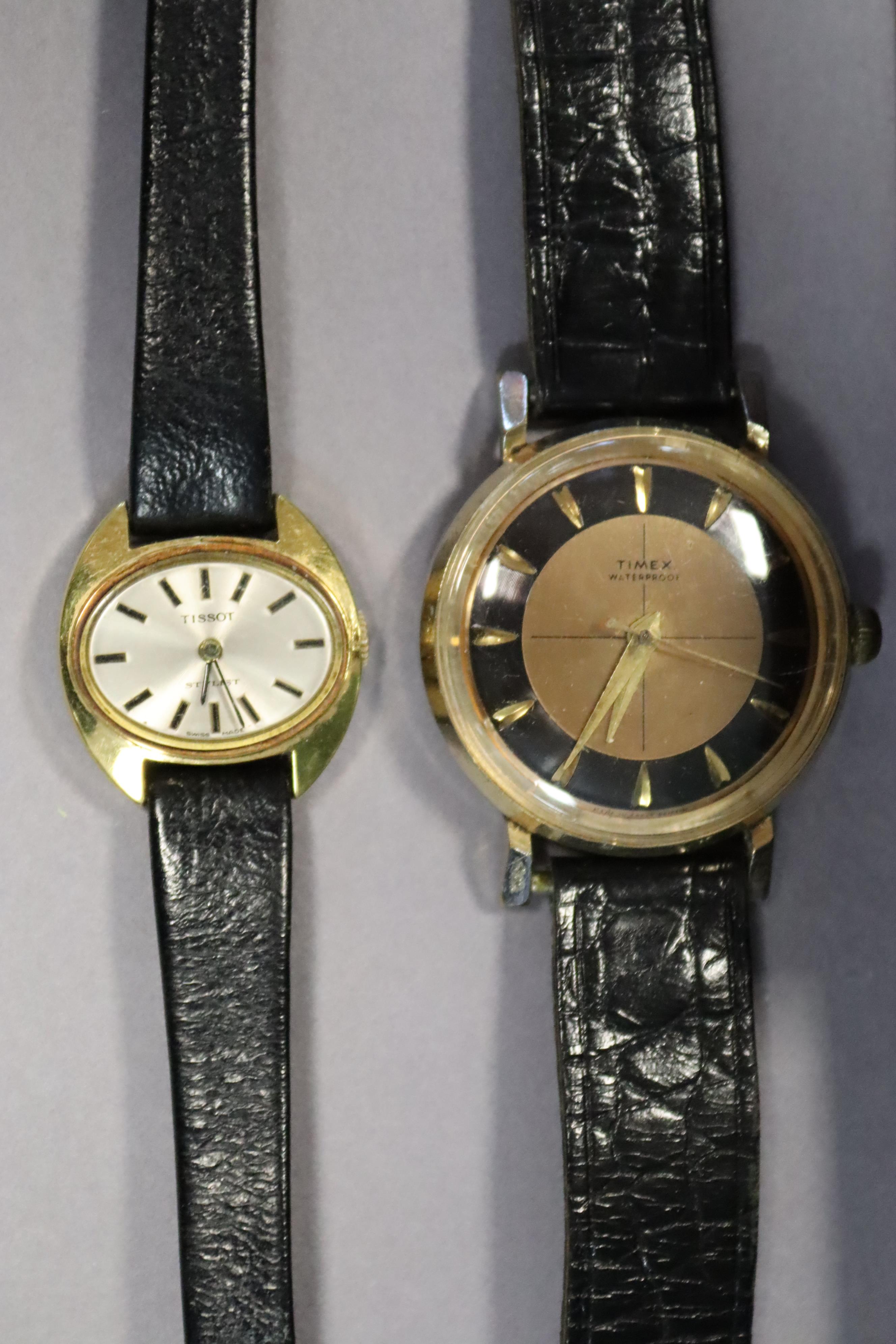 Two Rotary gent’s wristwatches, both cased; & four other wristwatches. - Image 5 of 6