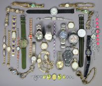 Thirty-nine various ladies & gents’ wristwatches.