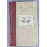 A WWII R.A.F. “Observer’s And Air Gunner’s Flying Log Book” dated 1944.