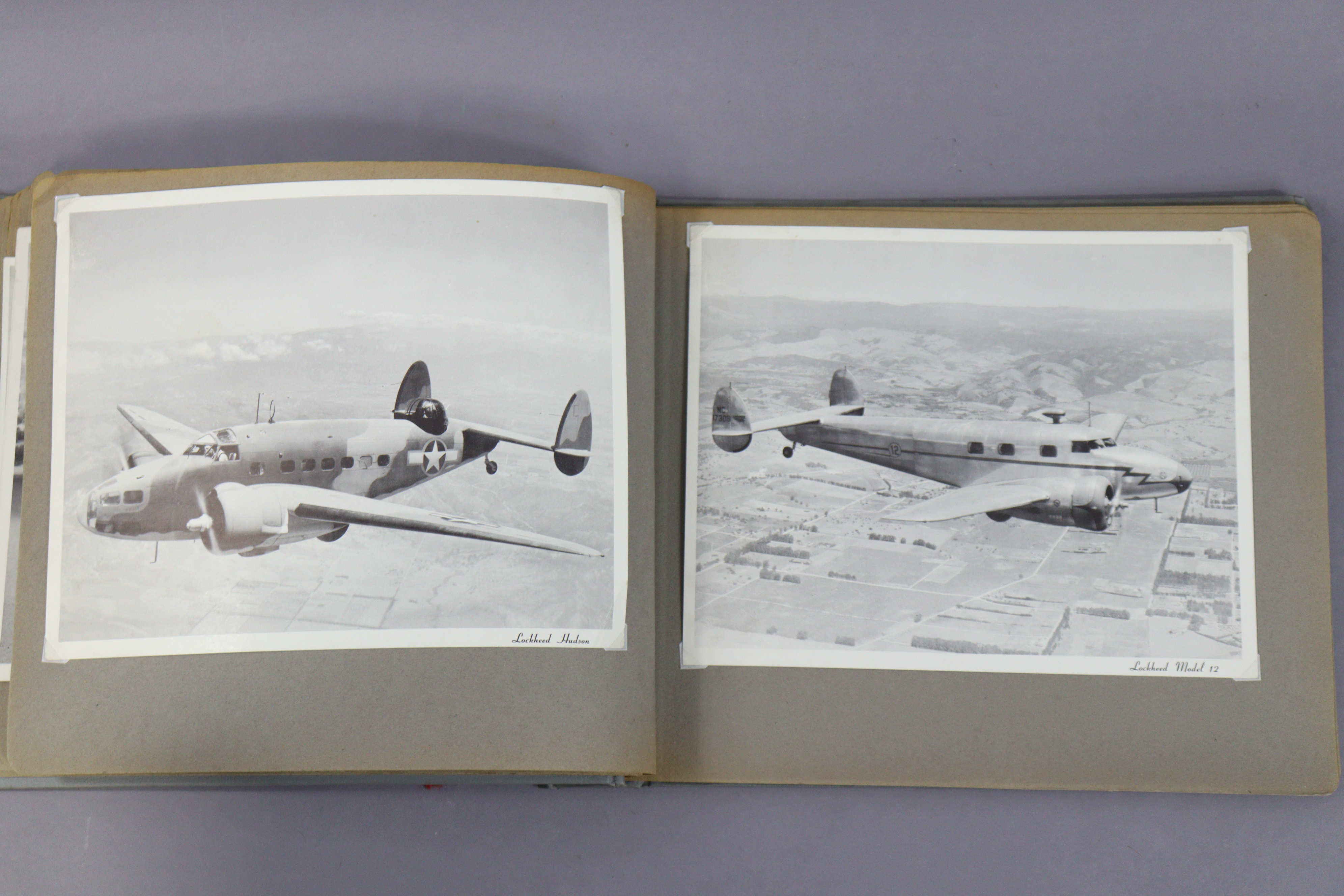 A WWII photograph album containing numerous photographs, postcards, & ephemera all relating to R.A. - Image 12 of 13