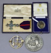 OBE, officer’s badge, Military Division, 1st type, in original Gerrard & Co. case; together with a