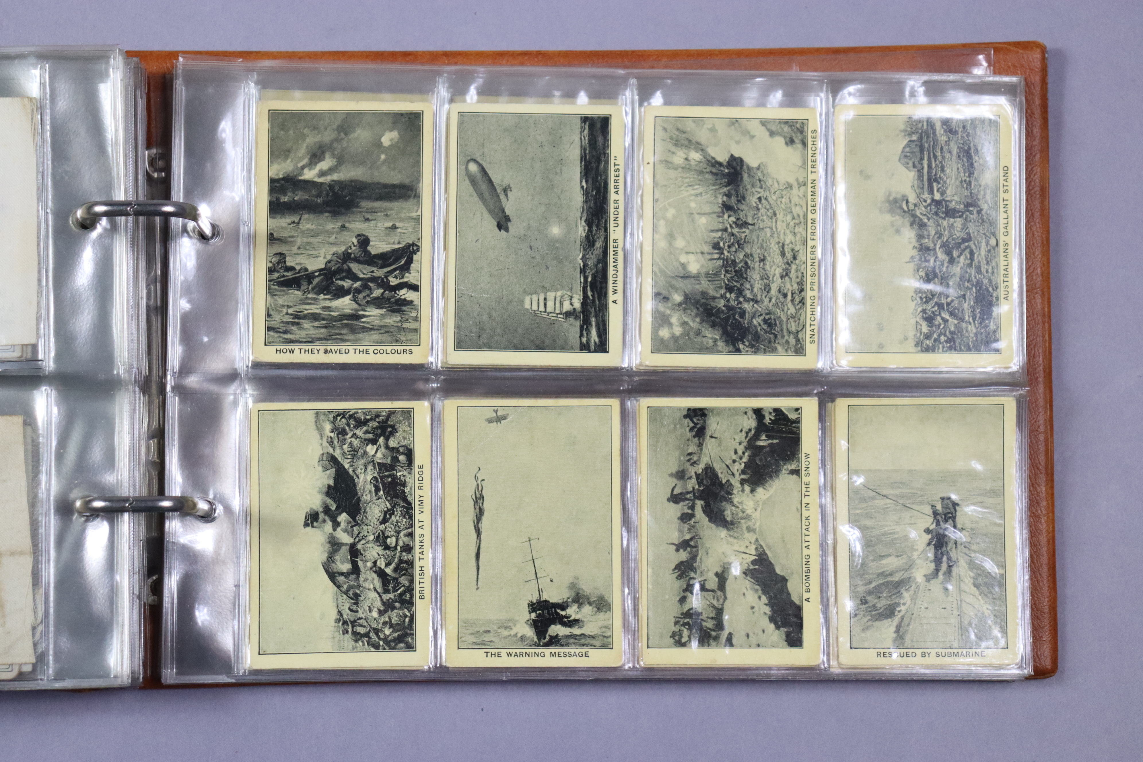 BRITISH AMERICAN TOBACCO: War Incidents (brown backs), 1915, Full Set of 50; COHEN, WEENEN & Co: War - Image 3 of 10