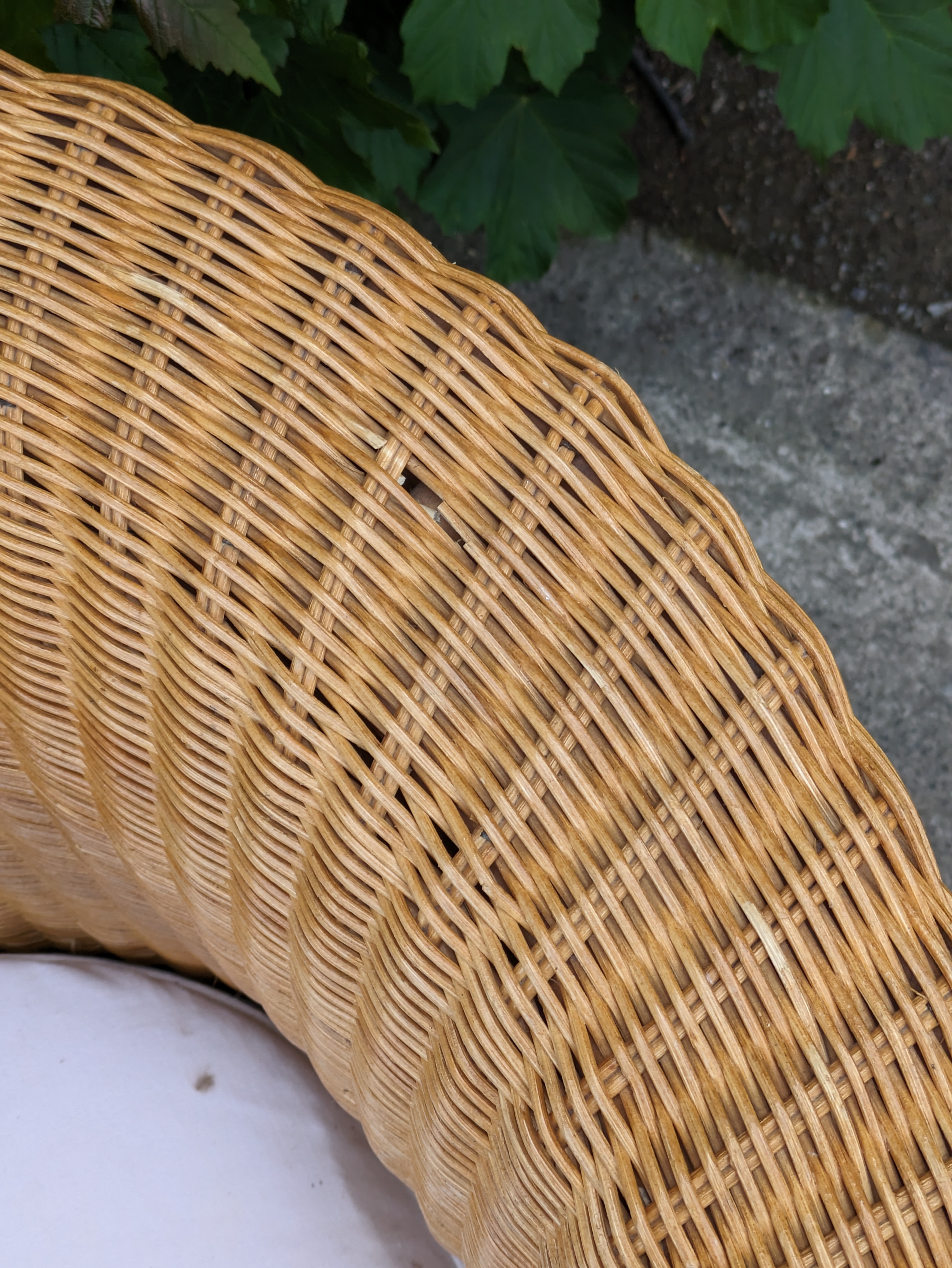A pair of Heal’s tub-shaped wicker conservatory chairs. - Image 9 of 14