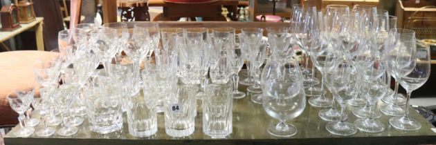 A part suite of Atlantis glassware comprising of forty-five items; together with various other