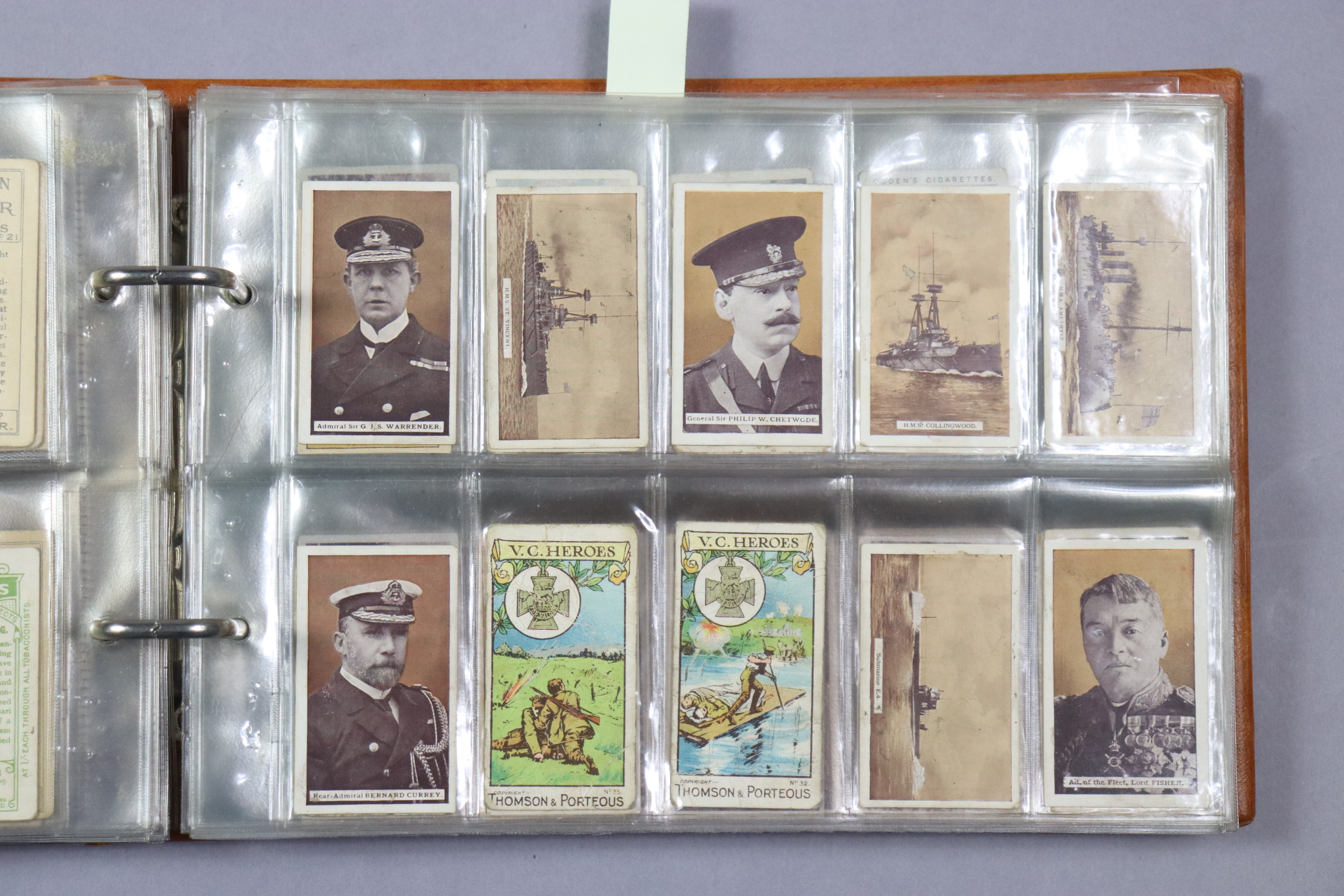 BRITISH AMERICAN TOBACCO: War Incidents (brown backs), 1915, Full Set of 50; COHEN, WEENEN & Co: War - Image 2 of 10