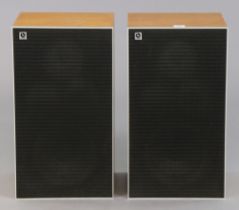 A pair of Leak hi/fi speakers (model no. 2030); approximately two hundred & fifty various LP records