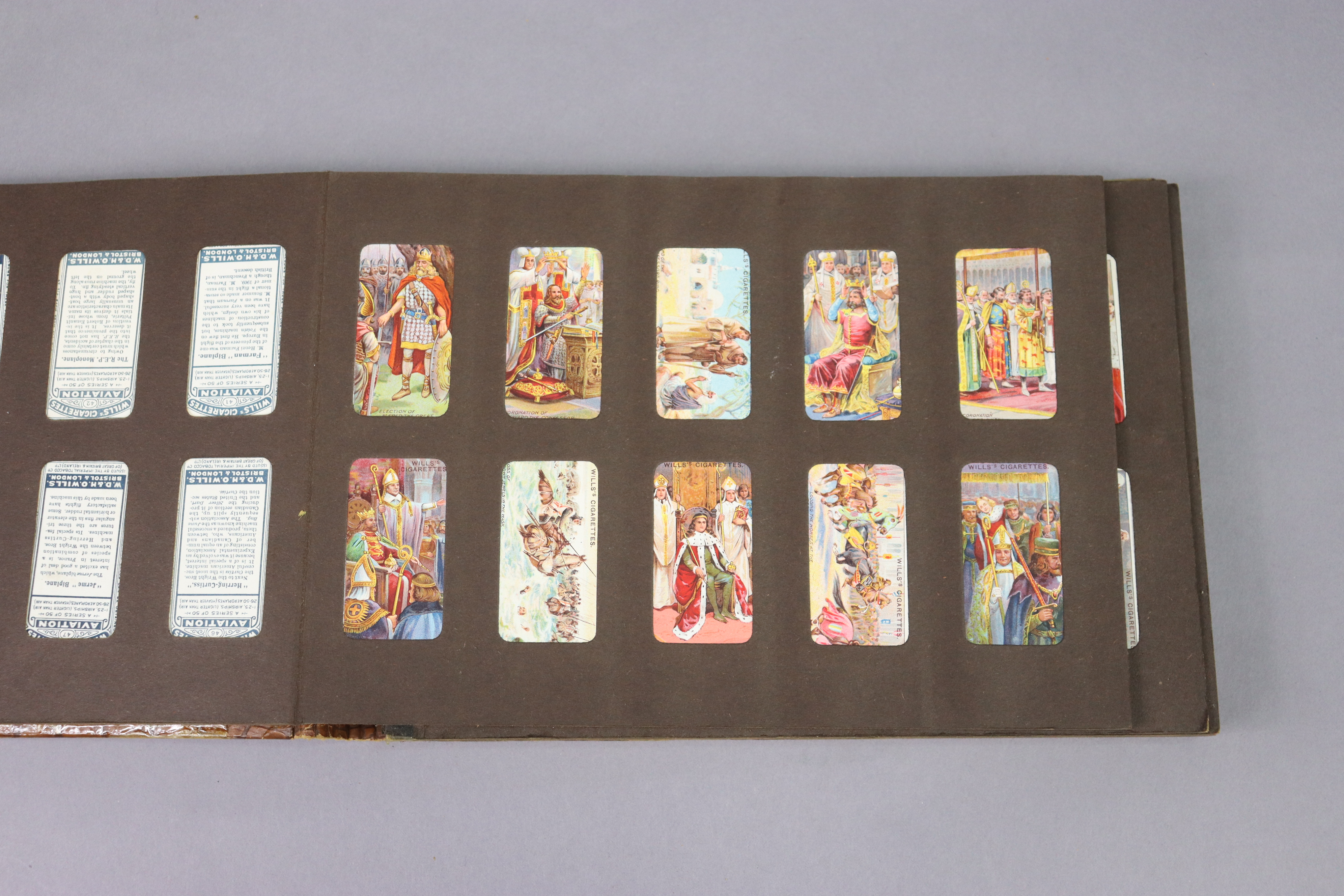 Nine albums & contents of part-sets of various cigarette cards. - Image 10 of 10