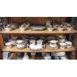 Two Victorian floral decorated part tea services; & various other items of decorative china, etc.