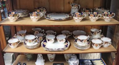 Two Victorian floral decorated part tea services; & various other items of decorative china, etc.