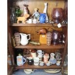 Various items of decorative china, pottery, glassware, etc. part w.a.f.