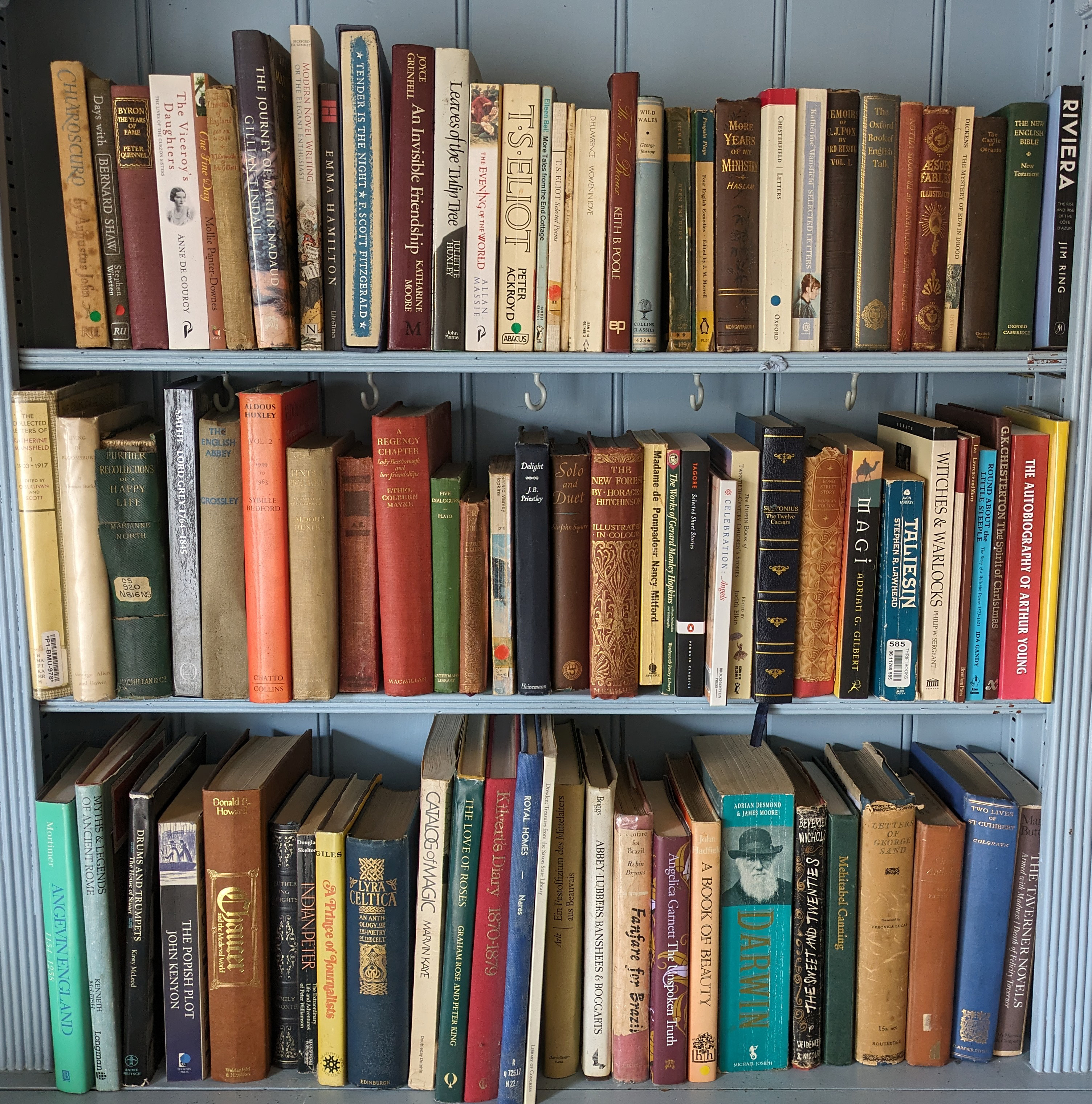 A quantity of various books.
