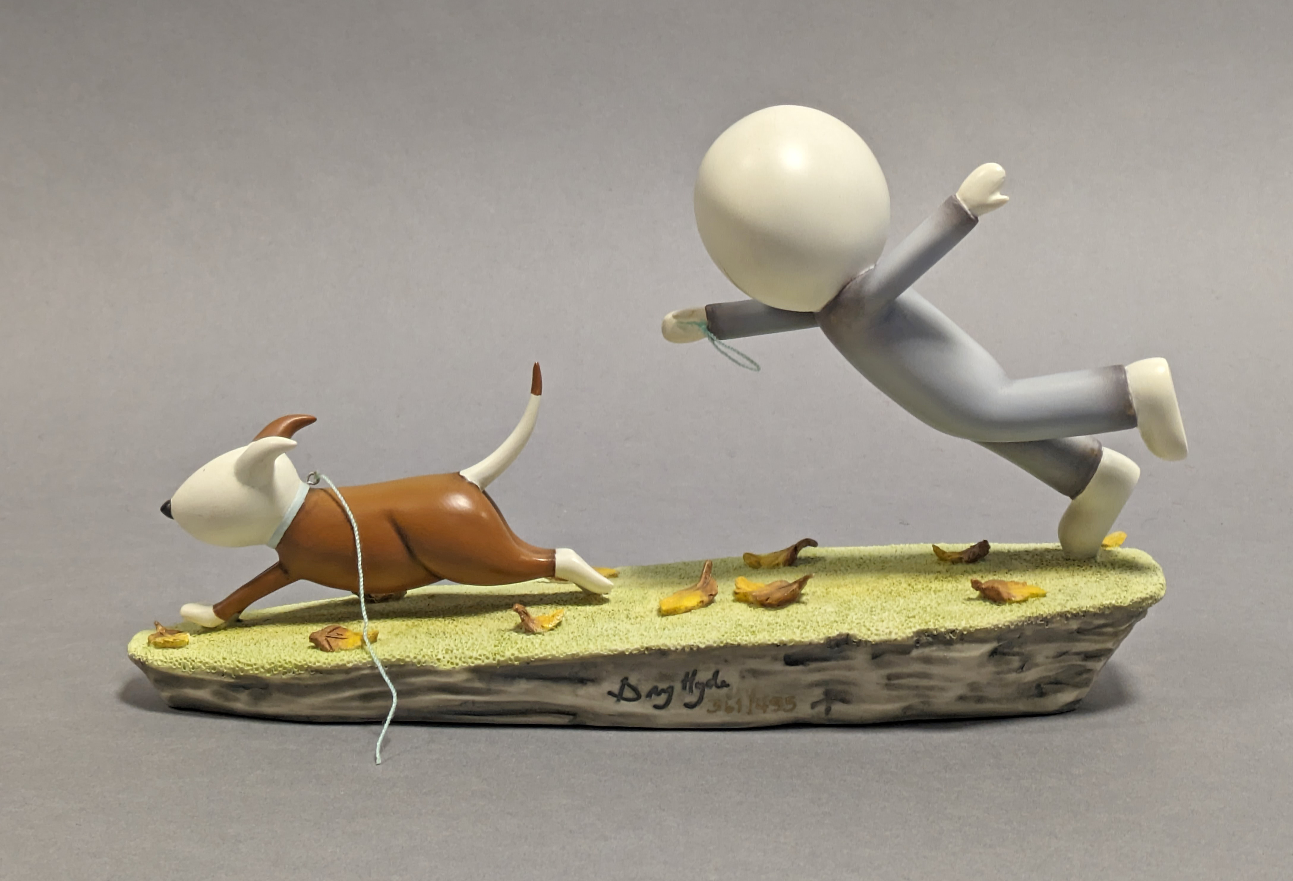 A Doug Hyde limited edition sculpture “Catch Me If You Can”, signed & numbered 361/495, 25cm long x - Image 2 of 5