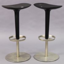 A pair of Arper (Italian) “Baber” free-standing bar stools designed by Simon Pengelly (#1751).