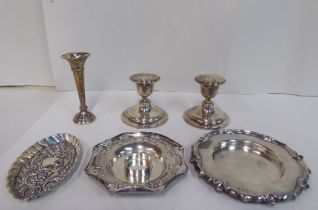 Silver collectables: to include a dish  Birmingham 1903  5.5"dia