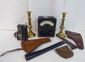 A mixed lot: to include a Universal Bakelite cased Avometer