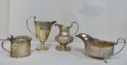 Silver collectables: to include four items of tableware  mixed marks