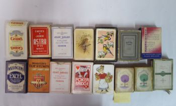 Vintage playing cards: to include a 1930/40s set 'Strip Tease'