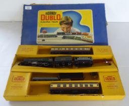A Hornby Dublo electric train set, made by Meccano  boxed  (completeness and working order not
