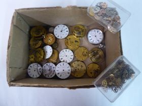 Clockmakers/watchmakers spares and repairs: to include pocket watch movements