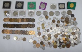 Uncollated mainly British pre-decimal coins