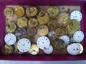 Clockmakers/watchmakers spares and repairs: to include pocket watch movements