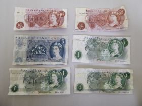 Banknotes: to include a £1