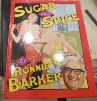 Book: 'Sugar & Spice' by Ronnie Barker  bears a signature