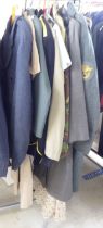 Approx. twenty various mainly British military uniforms: to include tunics, jackets and coats  (