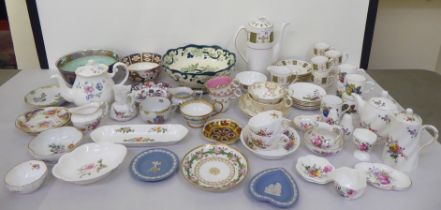 Mixed ceramics: to include a six piece Spode Persia pattern coffee set; and a Royal Crown Derby