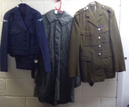 Approx. twenty various, mainly British military uniforms: to include tunics, jackets and coats (