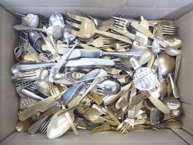 EPNS and brass flatware  various patterns