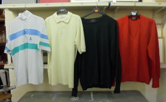 Four items of men's Pringle clothing, viz. two cashmere jumpers; and two polo necks  all size XL