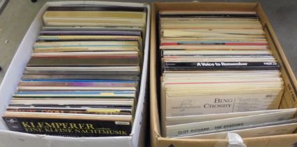 Vinyl records, pop and easy listening: to include The Seekers and Bing Crosby