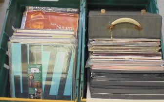 Vinyl records, jazz and pop: to include Lennon & McCartney, Giants of Boogie Woogie; and Frank