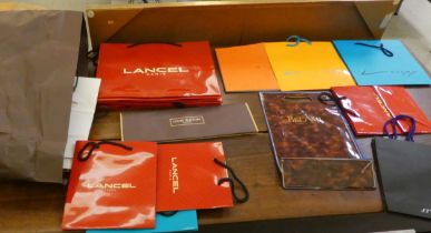 Hermes and other branded bags; and a Hermes catalogue